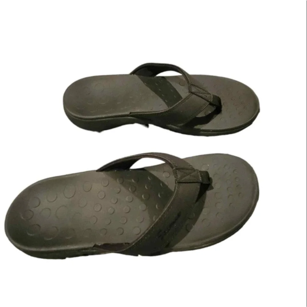 Seamix Flip Flops for Men with Arch Support, Plantar Fasciitis Sandals‎ M8/W9.5